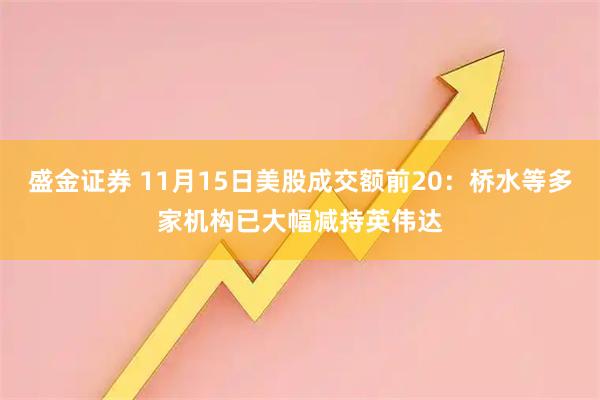 盛金证券 11月15日美股成交额前20:桥水等多家机构已大幅减持英伟达